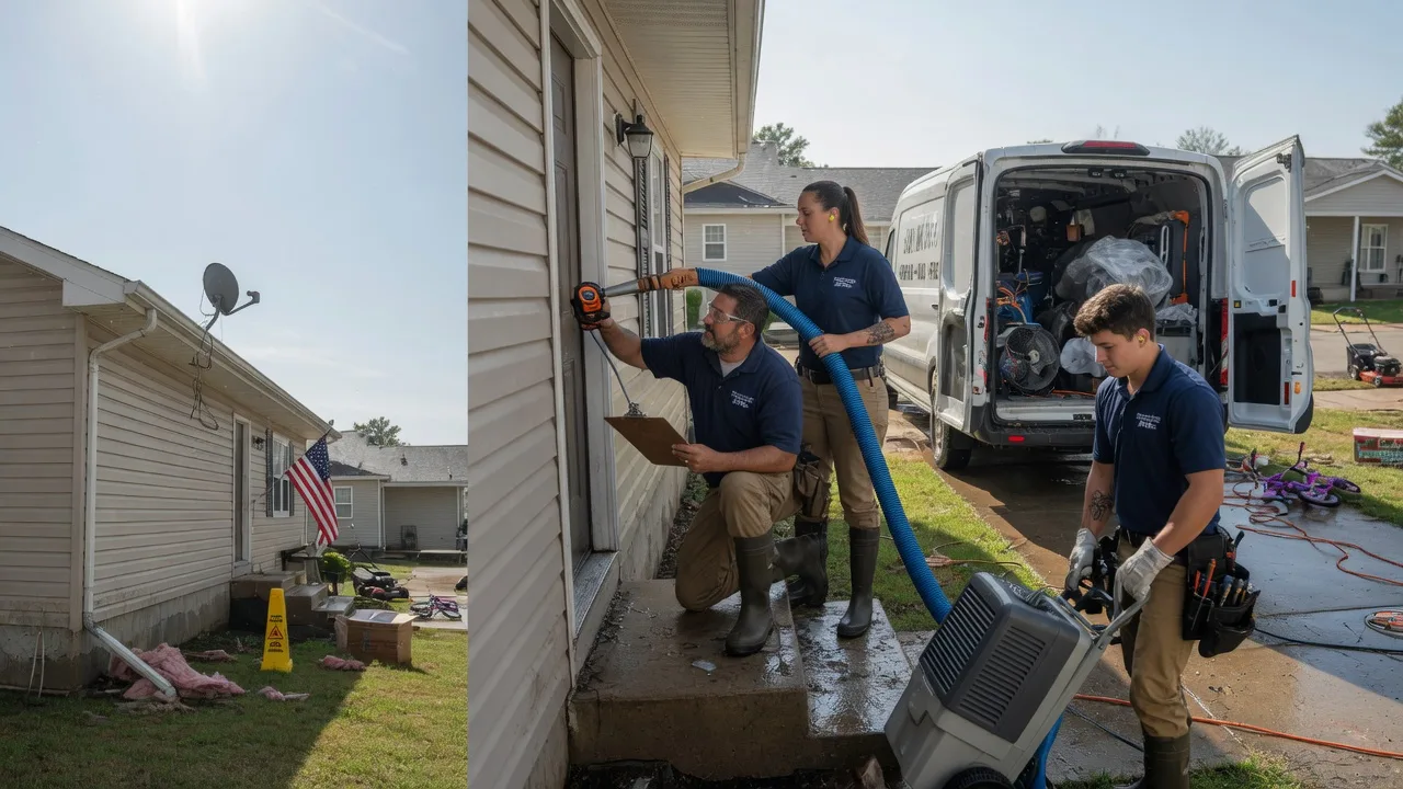 Ceiling Water Damage Restoration in Pleasant Prairie, WI near me